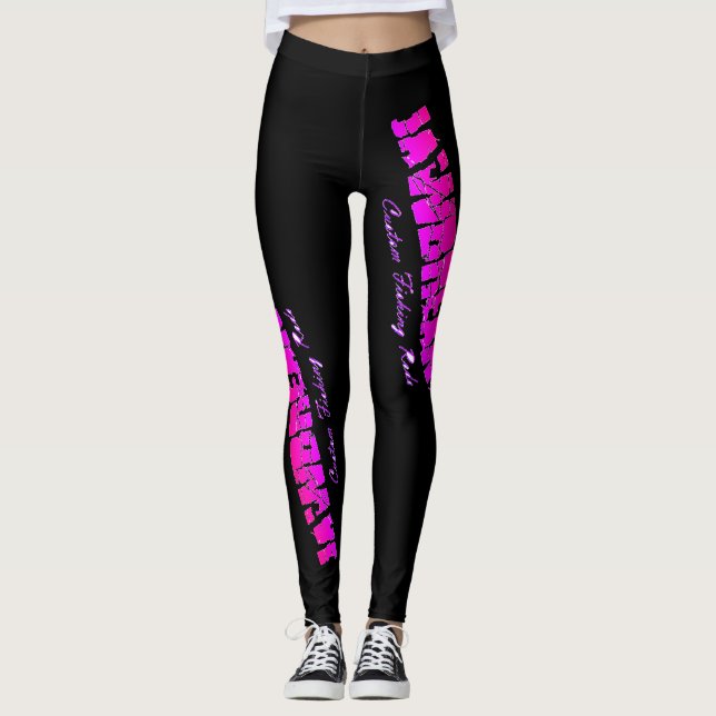Leggings Jawbryter Anpassningsbars Logotyp Legging (Framsida)