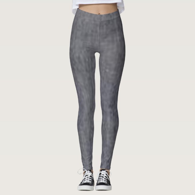 leggings Jeans Blå Röd blommig florat modern svart (Framsida)