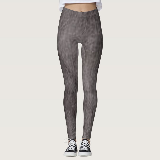 leggings Jeans Blå Röda blommig florat modern svar (Framsida)