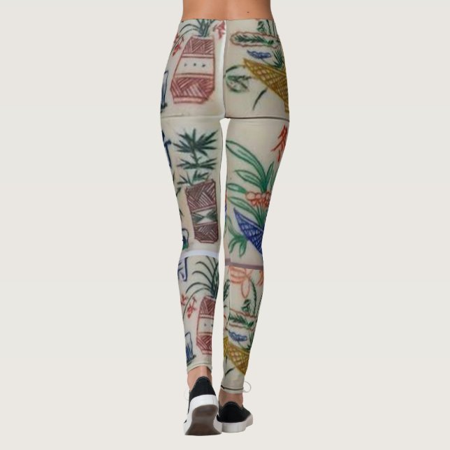 Leggings Lång Mahjongg (Baksida)