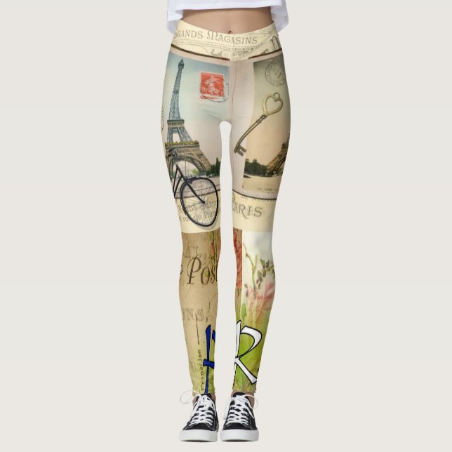 Leggings Lång Paris Frankrike (Framsida)
