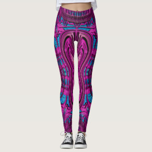 Leggings ~lila blue black ~ Original