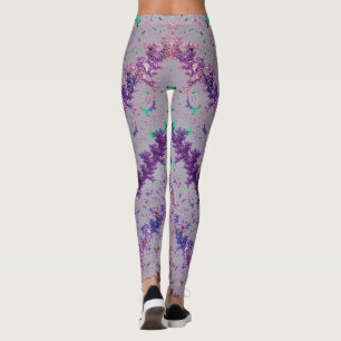 Leggings ~ Lila Rosa Grönt ~ Original