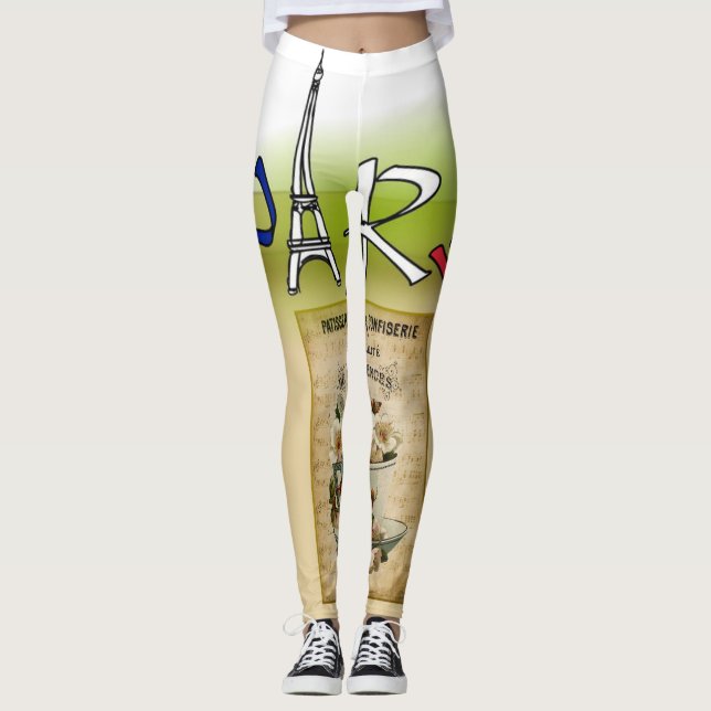 Leggings Long Paris Frankrike (Framsida)
