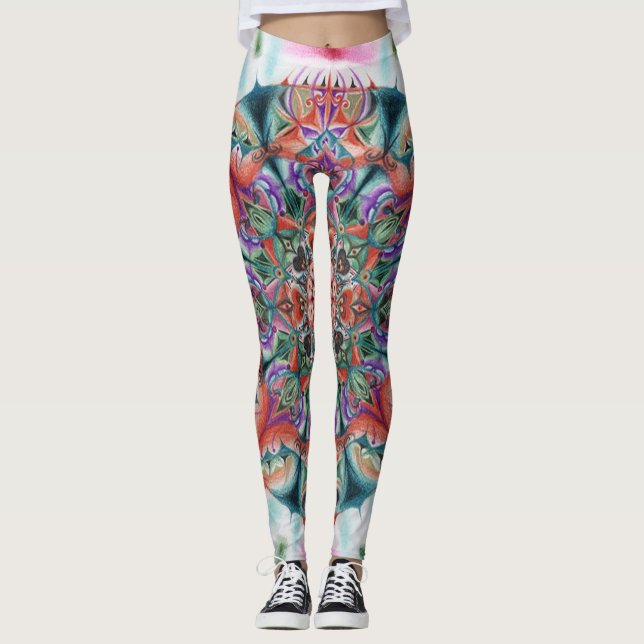 Leggings Mandala Pluto (Framsida)
