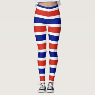 Leggings med Costa Ricas flagga