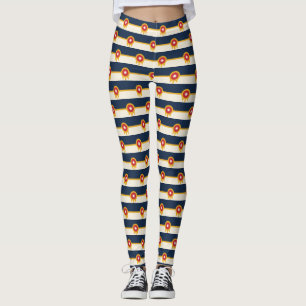 Leggings med flagga av Tulsa, Oklahoma