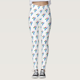 Leggings med flagga från Seoul, Sydkorea