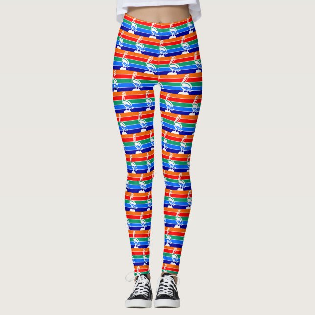 Leggings med flagga i Florida (Framsida)