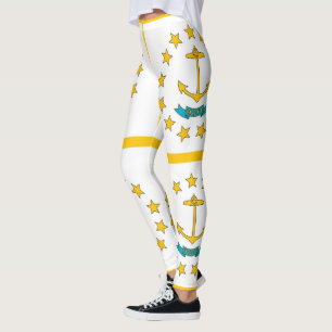 Leggings med flagga i Rhode island, Förenta stater