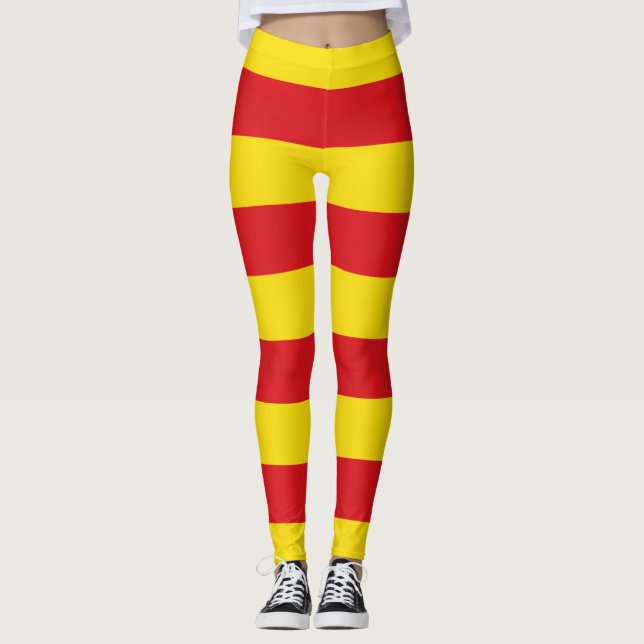 Leggings med flagga Katalonien (Framsida)