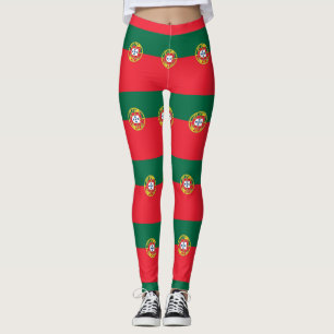 Leggings med flagga Portugal