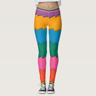 Leggings med flera Färger Abstrakt