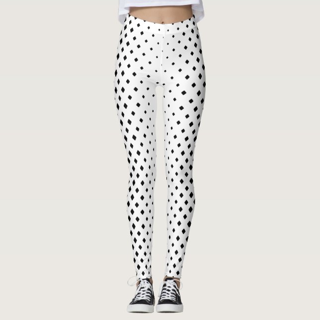 Leggings med grafiskt tryck - Perfekta för yogapas (Framsida)