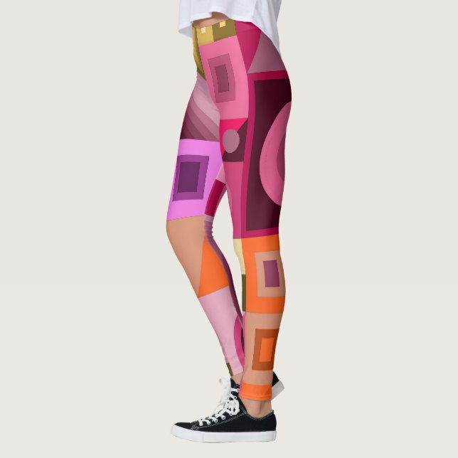 Leggings med Kreativets avslappnad art (Vänster)