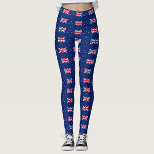 Leggings med Nya Zeelands flagga