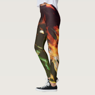 Leggings med omvänd tie-dye - Sött presentalternat