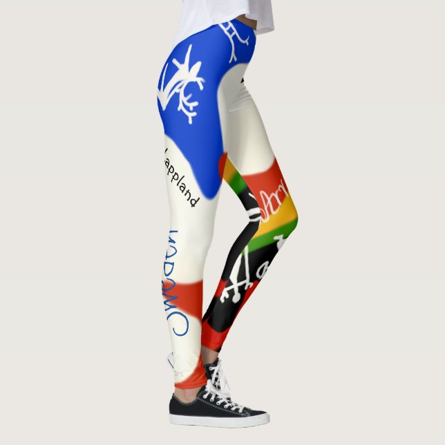 Leggings med samiska tecken och färger! (Höger)