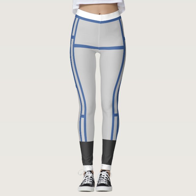 Leggings Mondrian Inspired OcG G FG 2 Wider (Framsida)