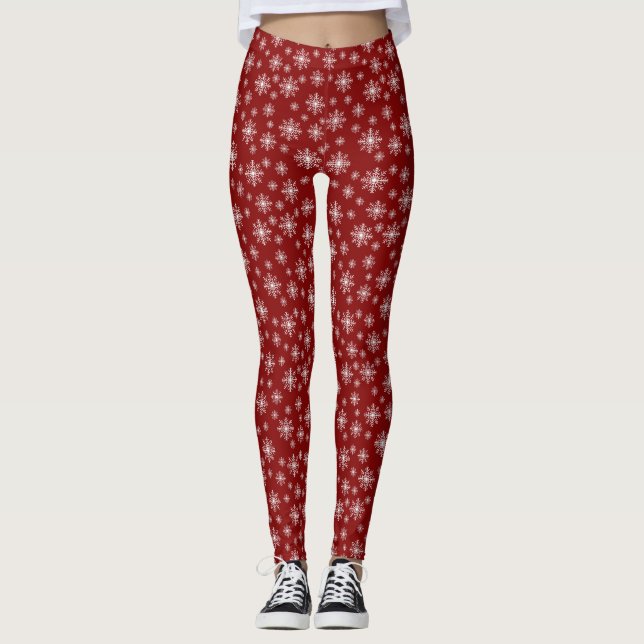 Leggings Mönster jul (Framsida)
