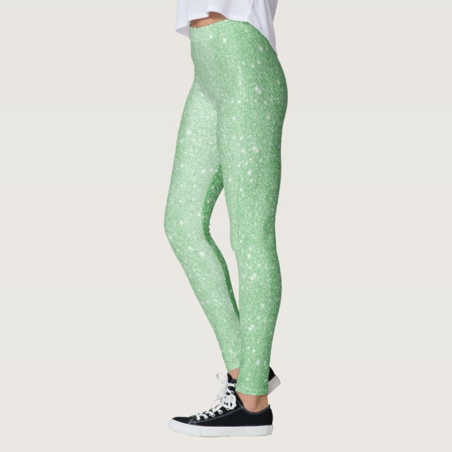 Leggings - mousserande Grönt Ombre (Vänster)