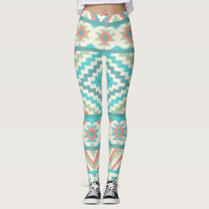 Leggings/Native American Mönster Leggings