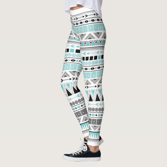 Leggings/Native American Mönster Leggings (Vänster)