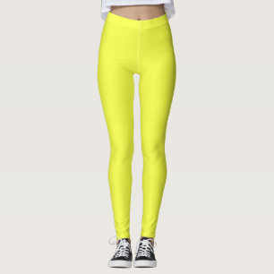 Leggings, Neon Gult Leggings