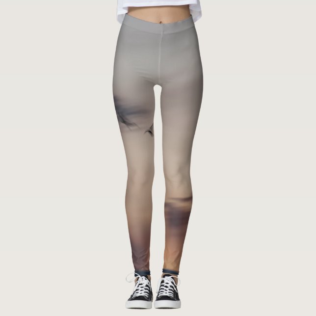 Leggings oiseaux abstraite (Framsida)