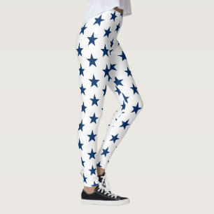 Leggings-Patriotic Stars för kvinnor Leggings