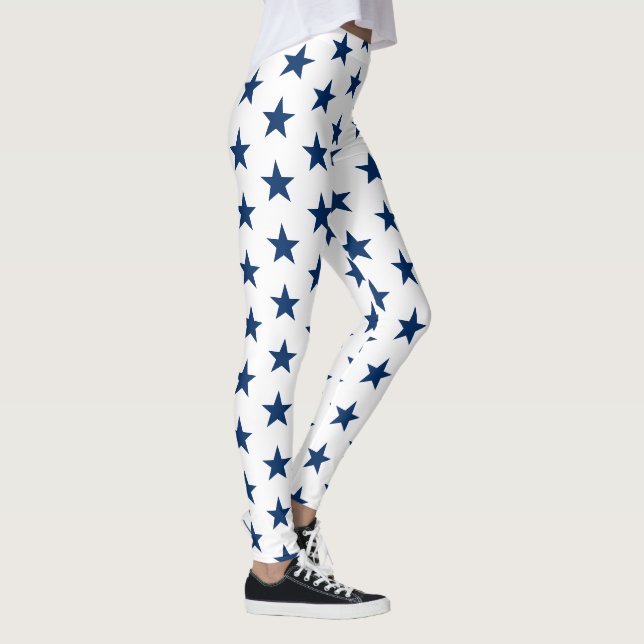Leggings-Patriotic Stars för kvinnor Leggings (Höger)