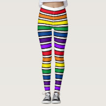 Leggings - Rainbow Färgad Pub