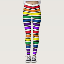 Leggings - Rainbow Färgad Pub