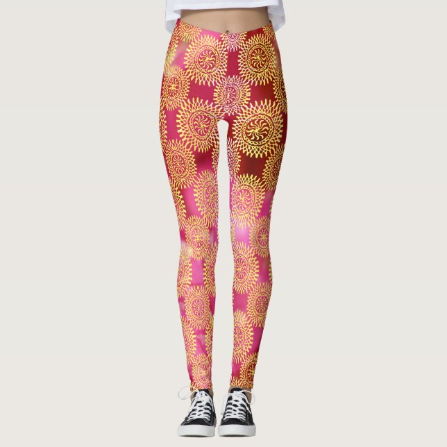 Leggings Rosé doré (Framsida)