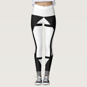 Leggings-sammansättning I Lozenges med 4 linjer Bl Leggings