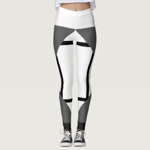 Leggings-sammansättning I Lozenges med 4 linjer Leggings