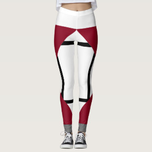 Leggings Sammansättning I Lozenges med 4 linjer Re