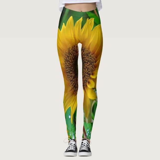 leggings solrosor (Framsida)