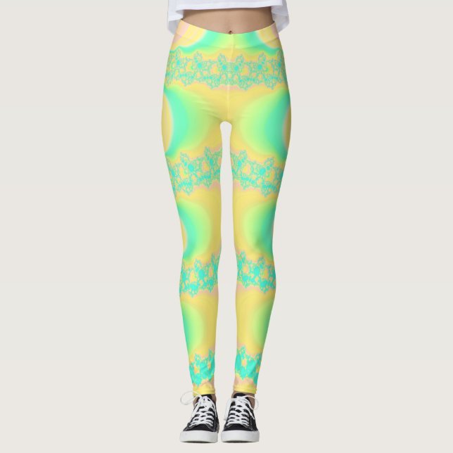 Leggings ~ söt i pastellform ~ Original (Framsida)