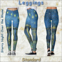 LEGGINGS - ’Starry Night O.T.R’ - van Gogh