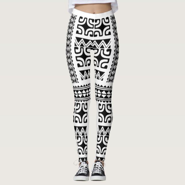 LEGGINGS Tatouage tribal (Framsida)