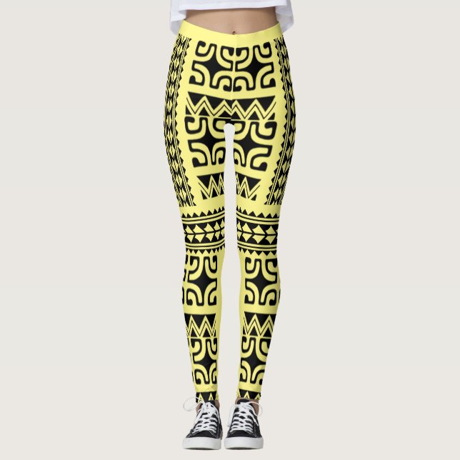 LEGGINGS Tatouage tribal (Framsida)