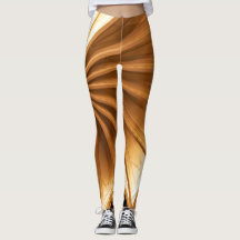 Leggings Tiger-öga färgad Rays Design