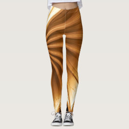 Leggings Tiger-öga färgad Rays Design