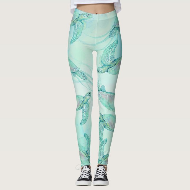 Leggings tortugas en el mar  (Framsida)