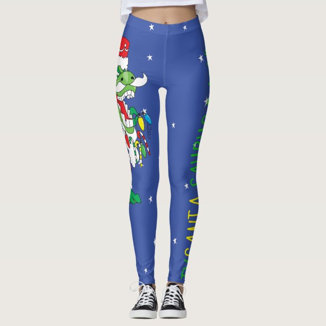 Leggings TySANTAsaurus Baby! (Framsida)
