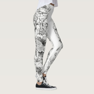 Leggings"Whimsical Exocoetidae Ballet: Åtta Littl Leggings