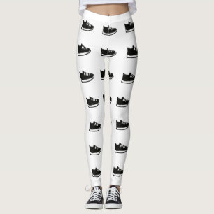 Leggings White Shoe Doodle