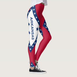 Leggings with flagga of Arkansas State, USA