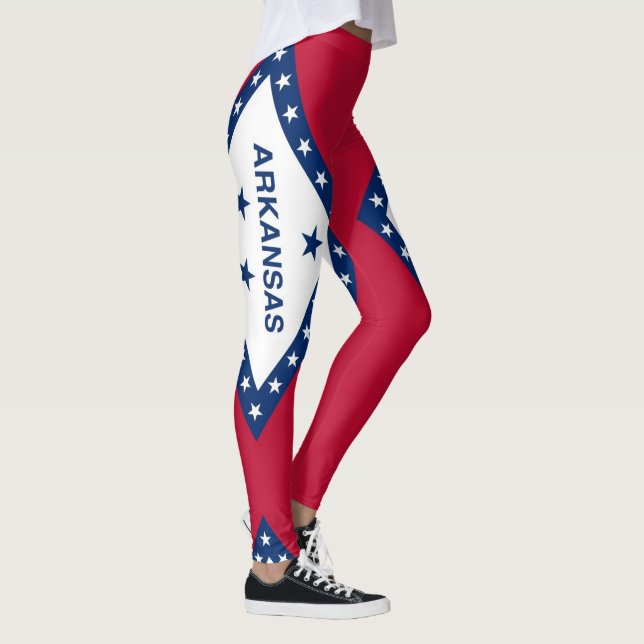 Leggings with flagga of Arkansas State, USA (Höger)